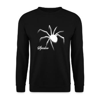 Spinne Spider - Unisex Sweatshirt - black - Front - Alina (178cm) & Michal (187cm)