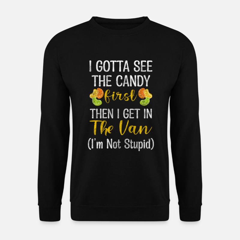 Sweets Eating Sweet Tooth - Unisex Sweatshirt - black