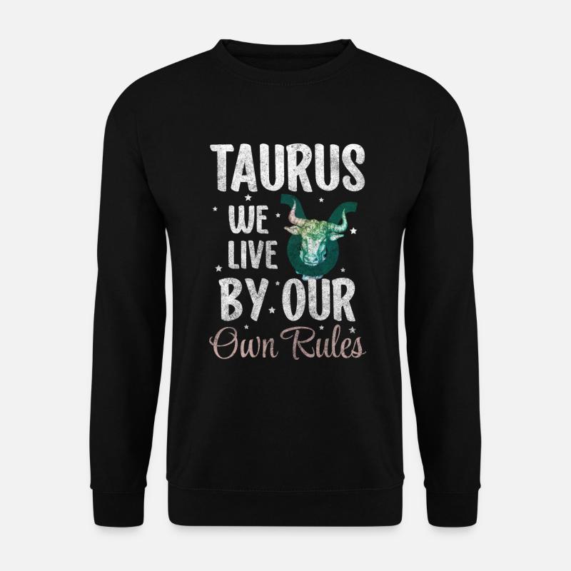 Taurus Earth Birth Symbol - Unisex Sweatshirt - black