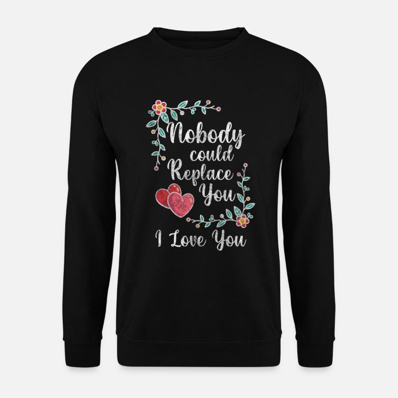 Relation Saint-Valentin Baiser - Sweat-shirt Unisexe - noir