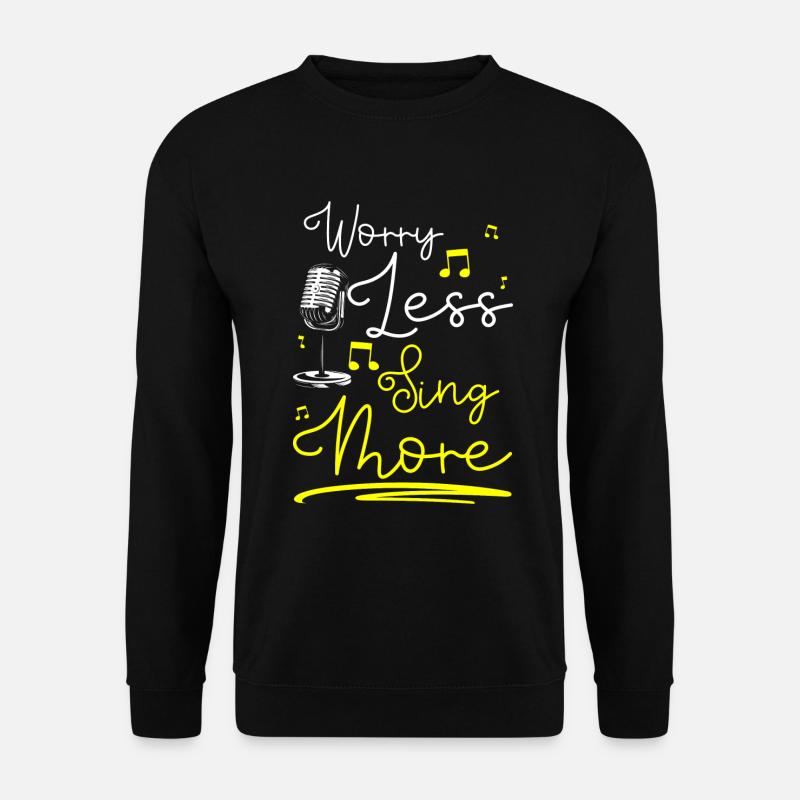 Musiker Kunst - Unisex Pullover - Schwarz