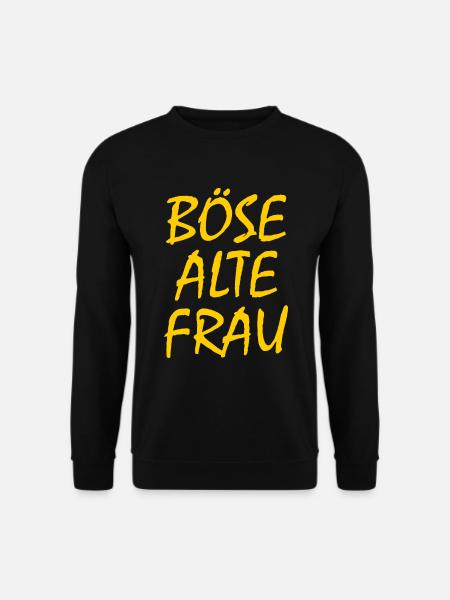 Böse alte frau - Unisex Pullover - Schwarz