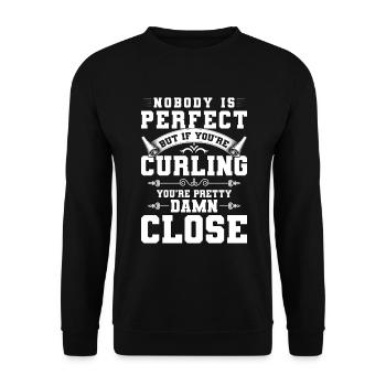 Patinoire sportive Stocksport Victory - Sweat-shirt Unisexe - noir - Devant - Alina (178cm) & Michal (187cm)