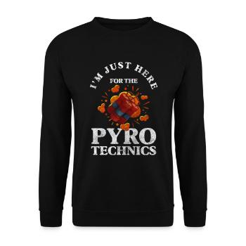Pyro Beautifully Banned - Unisex Sweatshirt - black - Front - Alina (178cm) & Michal (187cm)