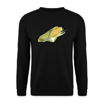 épi de mais - Sweat-shirt Unisexe - noir - Devant - Alina (178cm) & Michal (187cm)