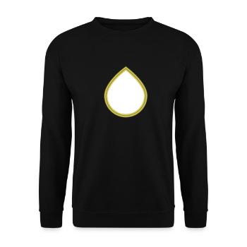 Drop of rain water - Unisex Sweatshirt - black - Front - Alina (178cm) & Michal (187cm)