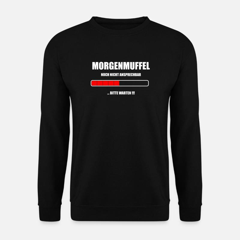 Morgenmuffel Loading - Unisex Pullover - Schwarz