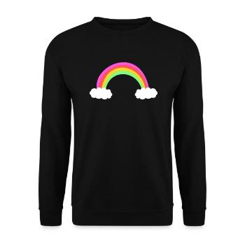 arc en ciel - Sweat-shirt Unisexe - noir - Devant - Alina (178cm) & Michal (187cm)