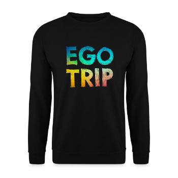 egotrip - Unisex Sweatshirt - black - Front - Alina (178cm) & Michal (187cm)