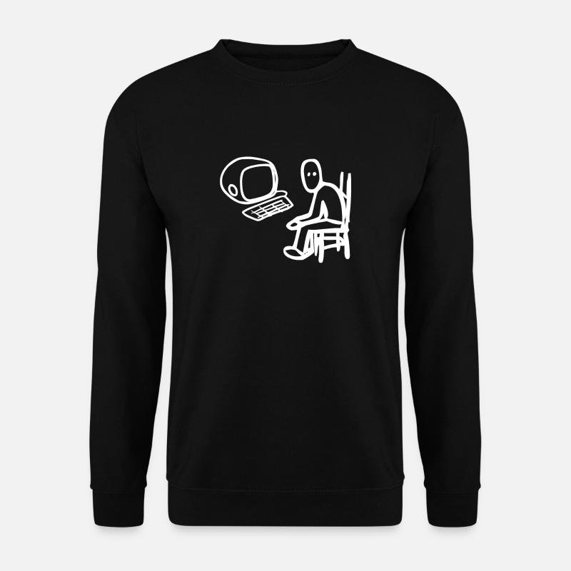Nerd Geek Gift Computer PC Gamer Computer geek - Unisex Sweatshirt - black