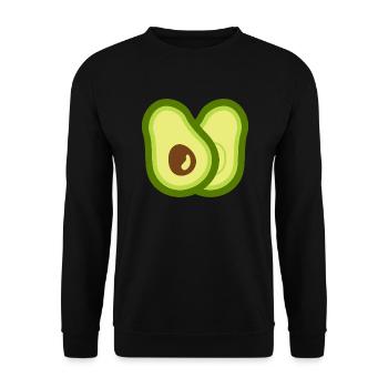 avocat - Sweat-shirt Unisexe - noir - Devant - Alina (178cm) & Michal (187cm)