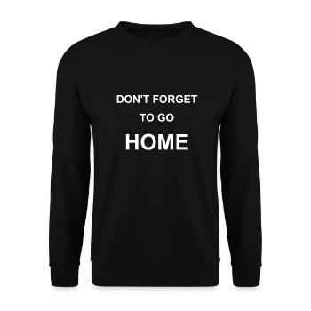 Don 1000 personnes - Sweat-shirt Unisexe - noir - Devant - Alina (178cm) & Michal (187cm)