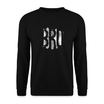Frère BRO - Sweat-shirt Unisexe - noir - Devant - Alina (178cm) & Michal (187cm)