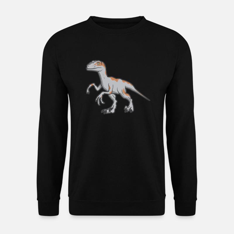 Velociraptor Raptor Dinosaur Dino Gift - Unisex sweater - sort