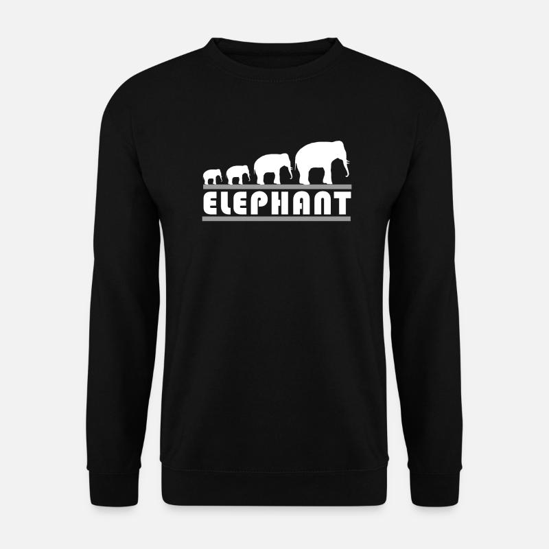 elephant1 - Unisex Sweatshirt - black