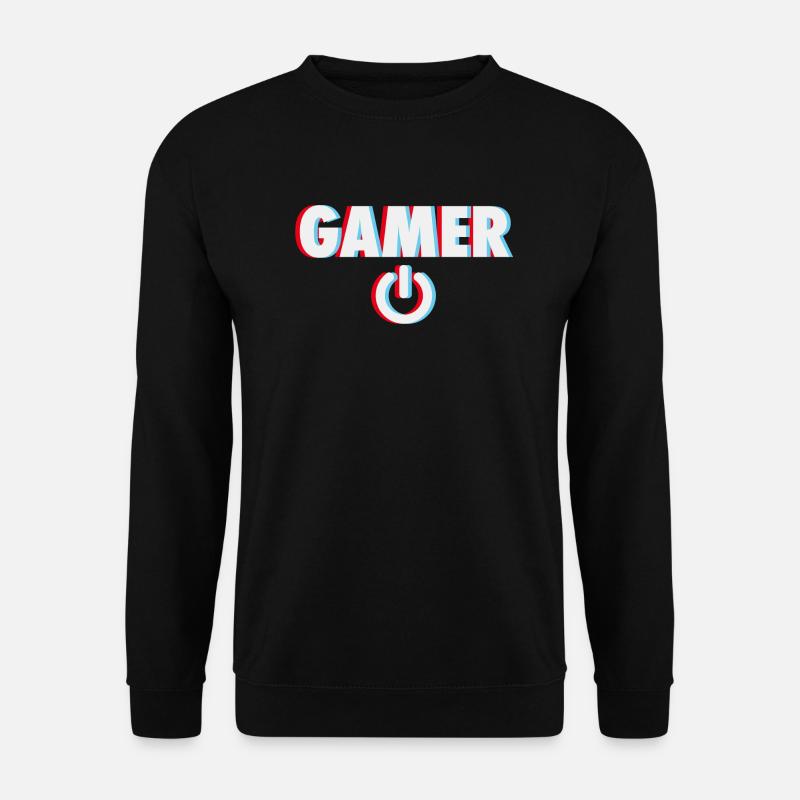 Spielekonsole Konsole Retro Geschenk - Unisex Pullover - Schwarz