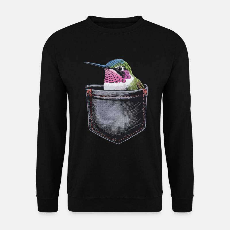 Kolibri - Unisex Pullover - Schwarz