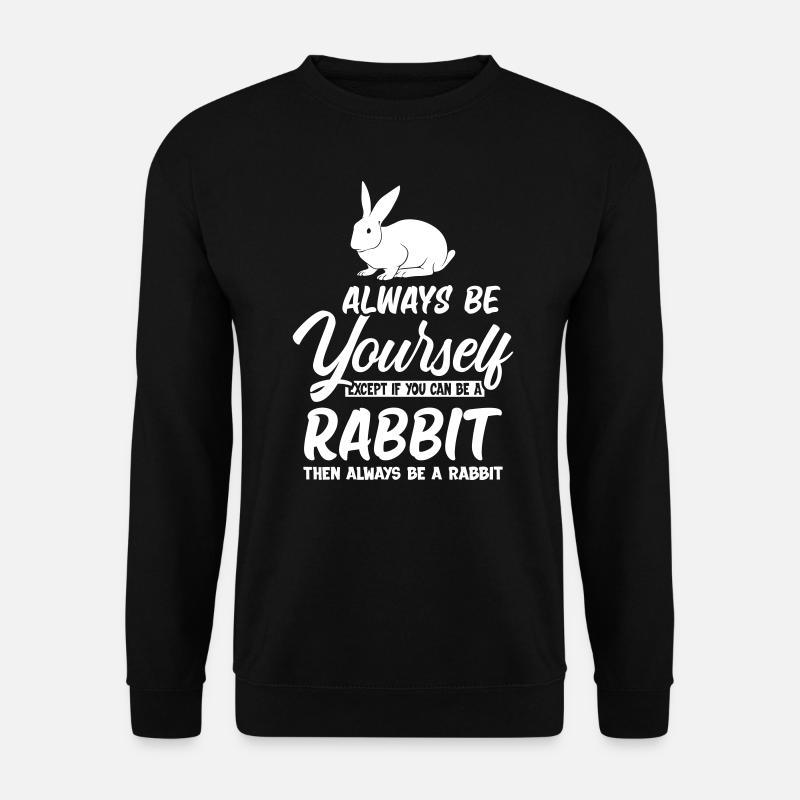 Is a Rabbit - Unisex Sweatshirt - black