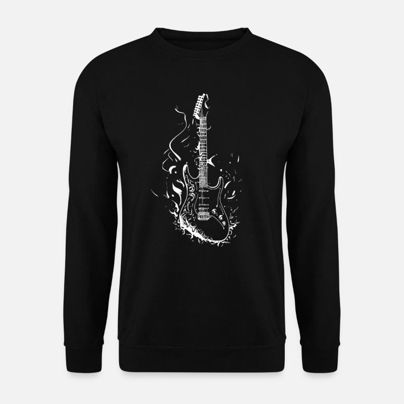 E-Gitarre - Unisex Pullover - Schwarz