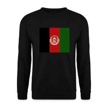 Afghanistan - Unisex Sweatshirt - black - Front - Alina (178cm) & Michal (187cm)