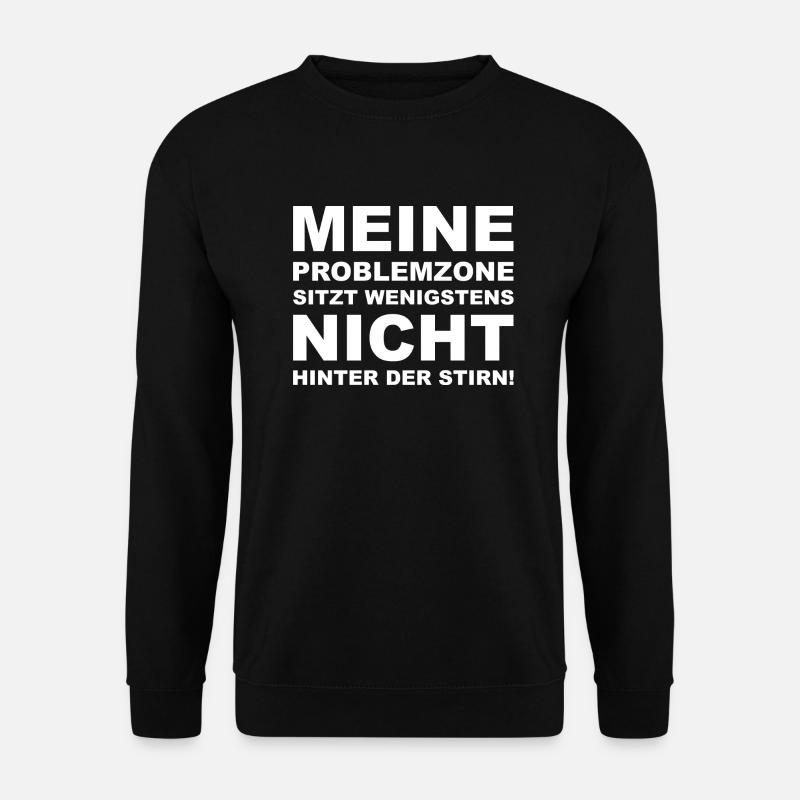 Beleidigung Diss Böser Spruch Geschenk - Unisex Pullover - Schwarz