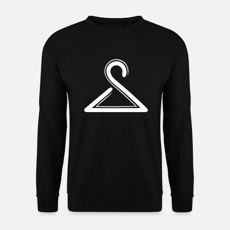 Kleiderbügel - Unisex Pullover - Schwarz