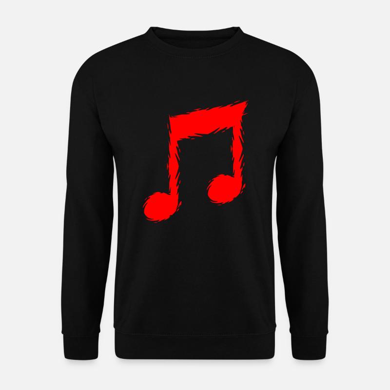 Musiknote Musik - Unisex Pullover - Schwarz