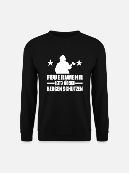 Feuerwehr - Unisex Pullover - Schwarz
