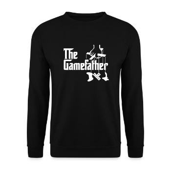 Gamer Tshirt - Unisex Pullover - Schwarz - Vorne - Alina (178cm) & Michal (187cm)