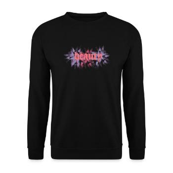 Beauty - Unisex Sweatshirt - black - Front - Alina (178cm) & Michal (187cm)