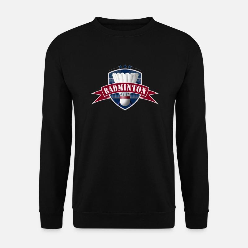 Federball - Badminton - Unisex Pullover - Schwarz