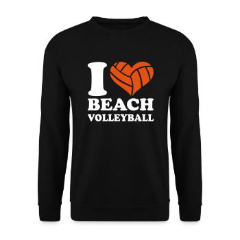 beach-volley - Sweat-shirt Unisexe - noir - Devant - Alina (178cm) & Michal (187cm)