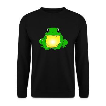 Frosch - Sweat-shirt Unisexe - noir - Devant - Alina (178cm) & Michal (187cm)