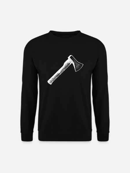 hache - Sweat-shirt Unisexe - noir