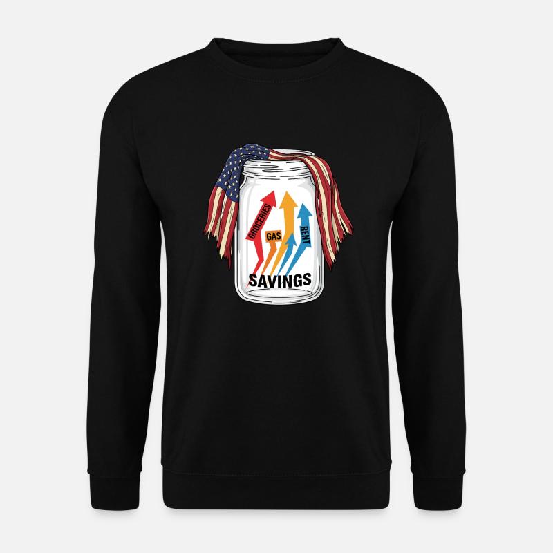 Die Wirtschaft ist eine Falle - Unisex Pullover - Schwarz