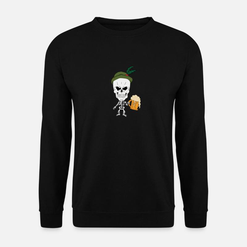 Skelett - Unisex Pullover - Schwarz