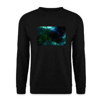Galaxy - Sweat-shirt Unisexe - noir - Devant - Alina (178cm) & Michal (187cm)