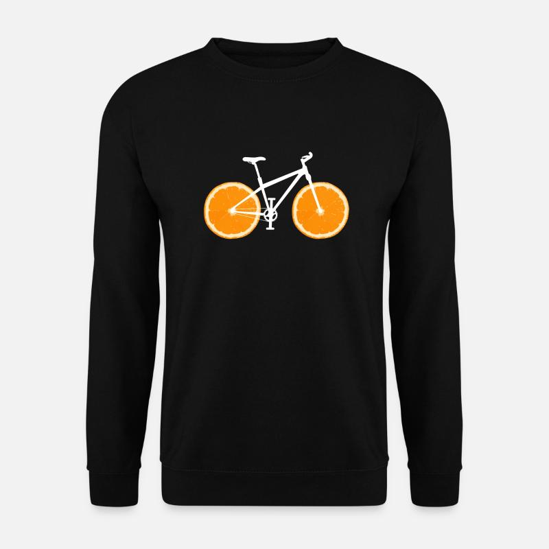 Frucht Fahrrad Zitrone Limette Orange / Geschenk - Unisex Pullover - Schwarz