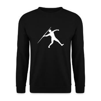 Athlétisme Javelin - Sweat-shirt Unisexe - noir - Devant - Alina (178cm) & Michal (187cm)