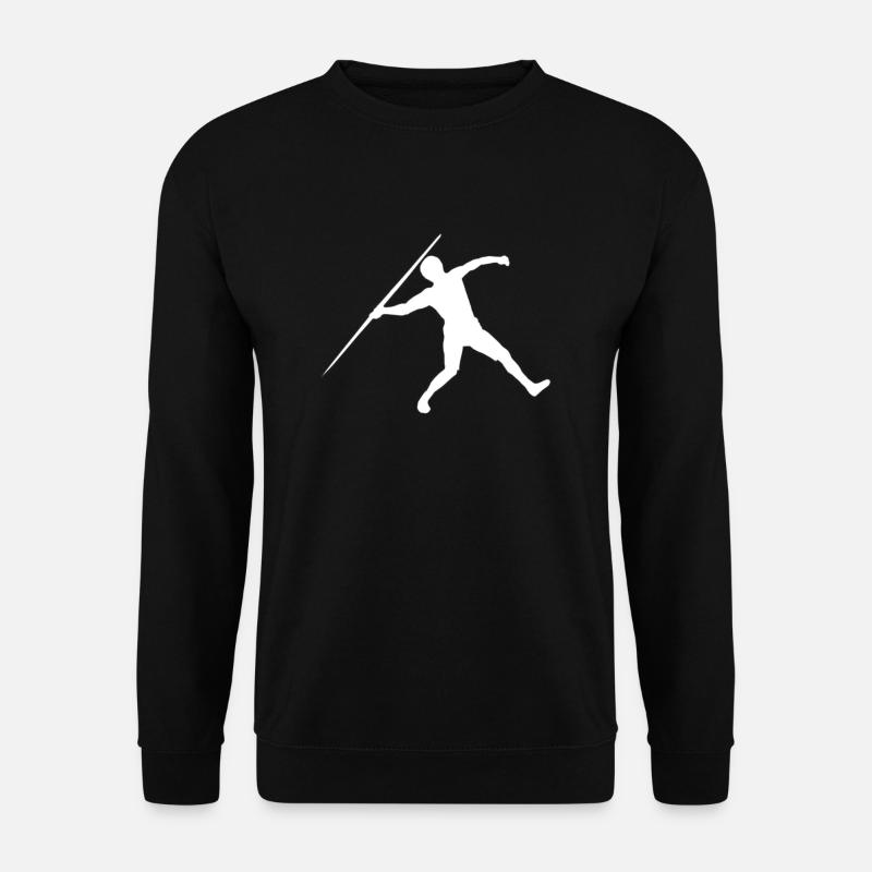 Speerwerfen Leichtathletik - Unisex Pullover - Schwarz