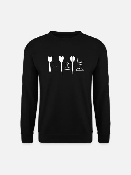 Dart - Unisex Pullover - Schwarz