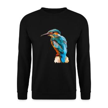 Oiseau de glace - Sweat-shirt Unisexe - noir - Devant - Alina (178cm) & Michal (187cm)