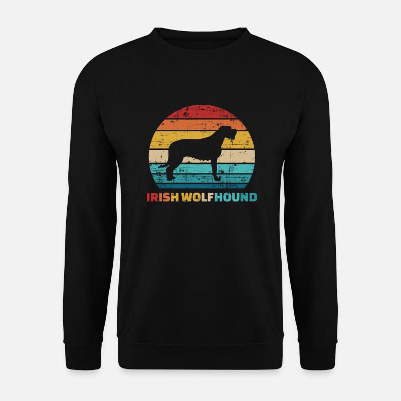 Irish wolfhound - Unisex Sweatshirt - black