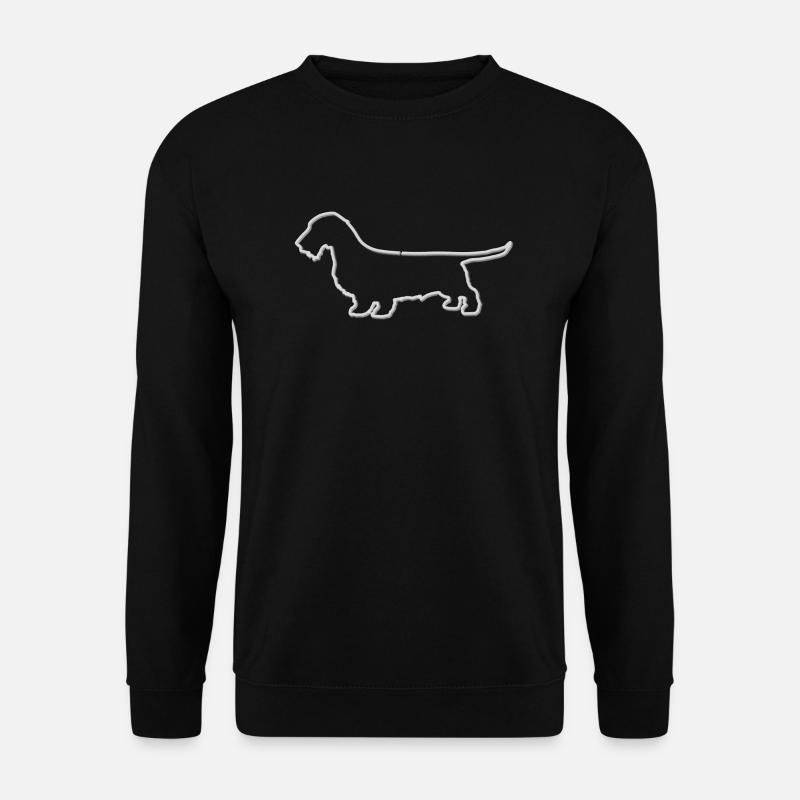 Rauhaardackel von Dackelfieber - Unisex Pullover - Schwarz