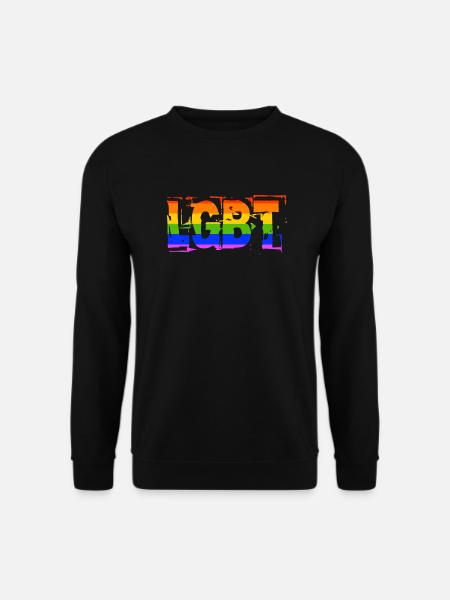 LGBT Gay Gay Pride Rainbow - Unisex Sweatshirt - black