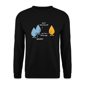 Biology Bioteacher Funny Funny Sayings Gift - Unisex Sweatshirt - black - Front - Alina (178cm) & Michal (187cm)
