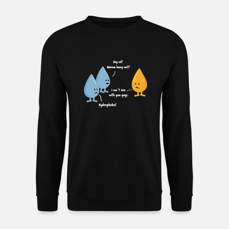 Biologie Biolehrer Lustig Lustige Sprüche Geschenk - Unisex Pullover - Schwarz