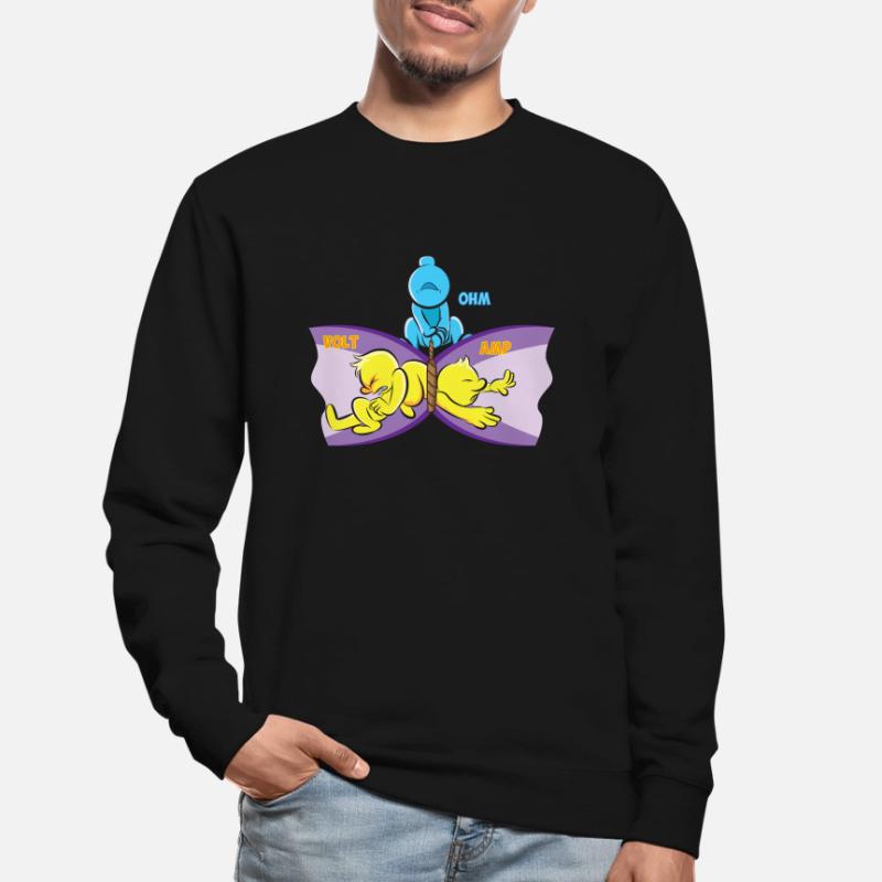 Ohm law electrical engineering physics physicist gift Unisex Sweatshirt