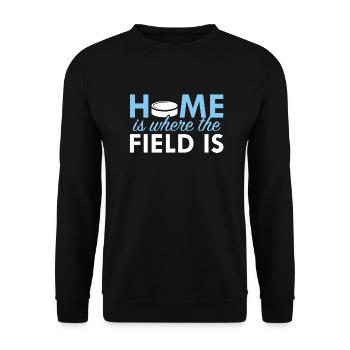 Feld Hockey Shirt - Unisex Pullover - Schwarz - Vorne - Alina (178cm) & Michal (187cm)