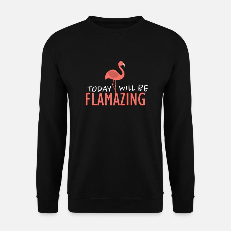 flamingo - Unisex Sweatshirt - black